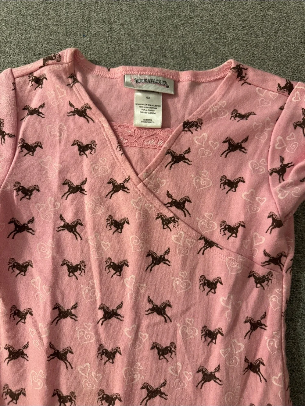5/$15- Pink Horse Print Bow Waist Knit Dress